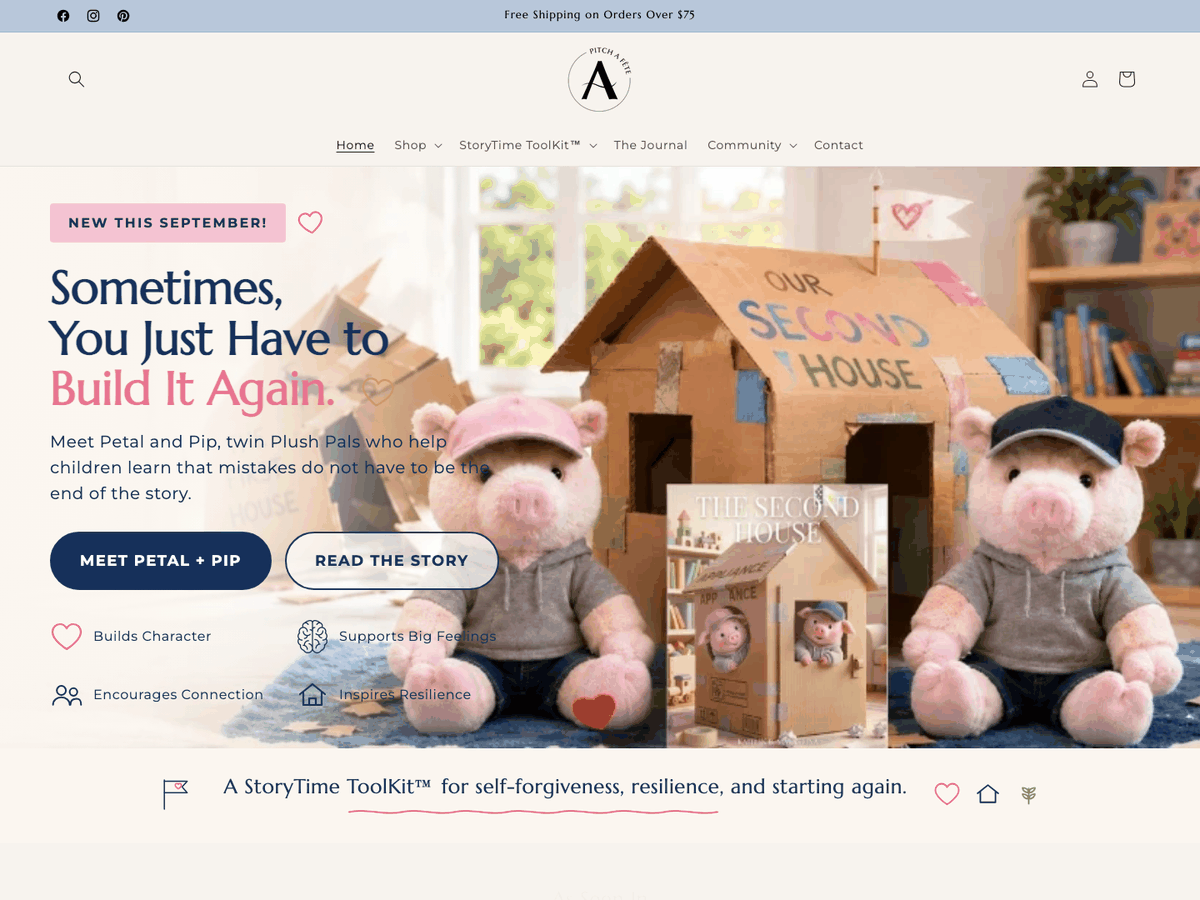 Pitch A Fete Shopify store