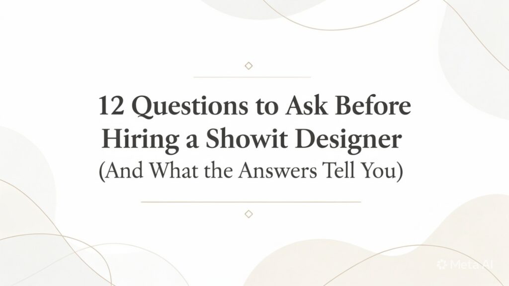 12 Questions to Ask Before Hiring a Showit Designer (And What the Answers Tell You)